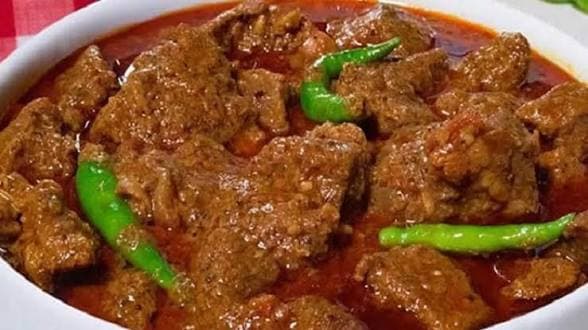 রান্না গরুর মাংস